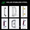 stainless steel glass door pull handle